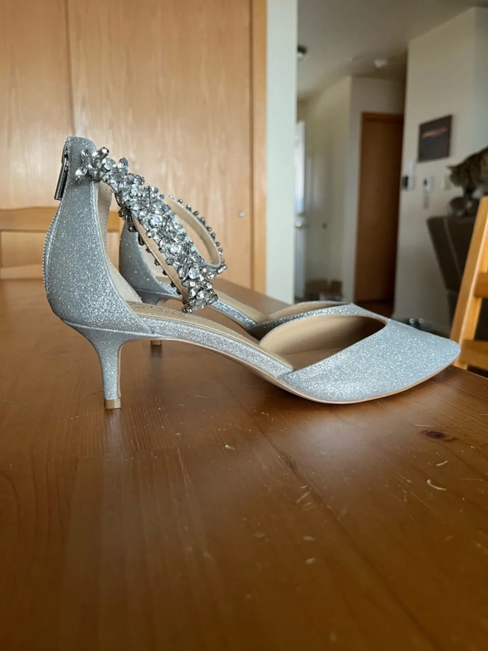 Jewel Badgley Mischka Robles Kitten Heel - Picture 2 of 5